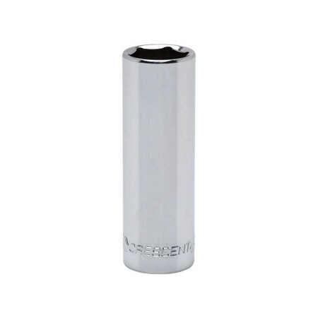 Weller Crescent 1/4 in. X 3/8 in. drive SAE 6 Point Deep Socket 1 pc CDDS23N